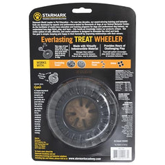 Starmark Everlasting Treat Wheeler matière indestructible vue gros plan.