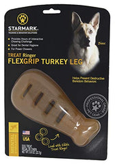 Starmark Pied-dinde marron, jouet flottant et sûr pour la mastication.