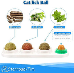 STARROAD-TIM balle-catnip adhésive à base fermée pour garder le parfum.