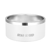 Bol StarSpeed 100oz en acier inoxydable, base antidérapante pour éviter les déversements.