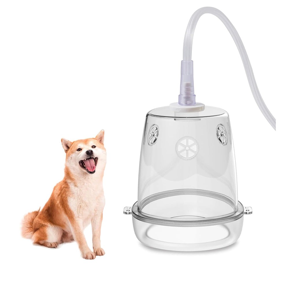 Masque d'oxygène STARSUM pour chien moyen, ajustement confortable.