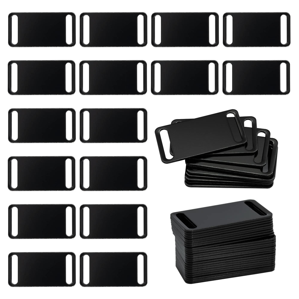 StayMax dog tag aluminium surface gravable pour marquage personnalisé.