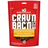 Stella & Chewy's Crav'n Bac'n – bouchées moelleuses bacon et poulet, récompense idéale pour l'entraînement.