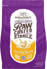 Stella & Chewy's croquettes enrobées cru poulet – emballage premium.