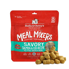Stella & Chewy's saumon cabillaud lyophilisé – morceaux appétissants qui séduisent les chiens difficiles