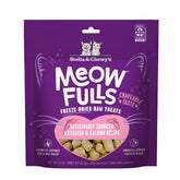 Stella & Chewy's Meowfulls, boîte poisson blanc et saumon, saveur attrayante pour chats gourmets.