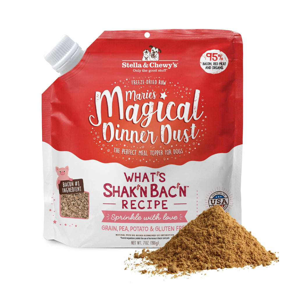 Stella & Chewy's Poudre Dîner Magique — emballage pratique pour un service rapide