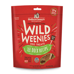 Friandise Stella & Chewy's Wild Weenies dans un sachet 3,25 oz, idéale pour l'entraînement.