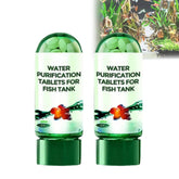 Steriqotu tablettes purification eau aquarium 2pc clarifie rapidement l'eau.