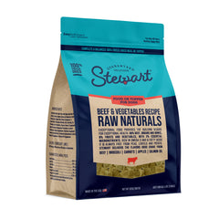 Stewart Raw Naturals bol chien servi, repas savoureux et pratique à partager.