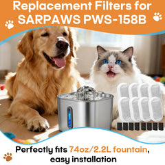 Stitokg filtre-eau-chat-3-etages assure eau plus fraîche au quotidien.