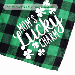 Bandana STMK Patrick vert – plaid classique, style intemporel.