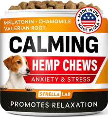 STRELLALAB Chien bouchées apaise le comportement anxieux grâce à une texture douce.