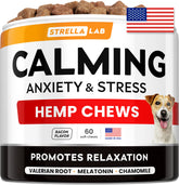 Friandises STRELLALAB pour chiens, calmant lors de feux d'artifice et bruits forts.