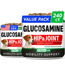 STRELLALAB glucosamine-chien-mobilité : friandises favorisant une mobilité fluide.
