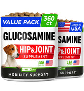 STRELLALAB glucosamine pour grands chiens — emballage pratique et économique.