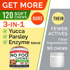 STRELLALAB No Poo Treats : enzymes digestives soutenant l'équilibre intestinal