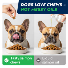 STRELLALAB Omega3 pour chiens – bouchée poisson arthro mobilité.