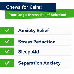 STRELLALAB Sommeil naturel chien bouchées favorisant repos paisible.