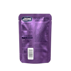 Strongheart bol chien poulet casserole – service facile et repas complet.