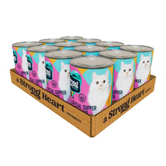 StrongHeart conserve-chat-dinde-et-poisson-blanc: saveur savoureuse et protéines de qualité.