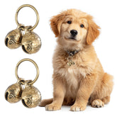 Styquenzer cloche en laiton pour collier chien, son puissant et audible.