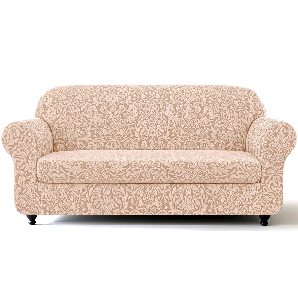 SUBRTEX housse-canape-2places-jacquard-damas protège durablement les taches.