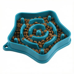 Bol Sufisat ralentisseur design étoile de mer pour petits chiens, ingestion réfléchie