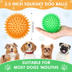 Suilung balle sifflante en caoutchouc, durable pour chiens.