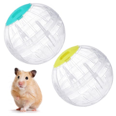 Sumind balle-exercice hamster 14,5 cm bleue et jaune, observation du mouvement