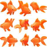 Sumind poisson rouge artificiel flottant, décoration d'aquarium réaliste et sans entretien.