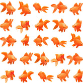 Sumind poissons artificiels orange flottants pour un aquarium plus vivant et sans entretien