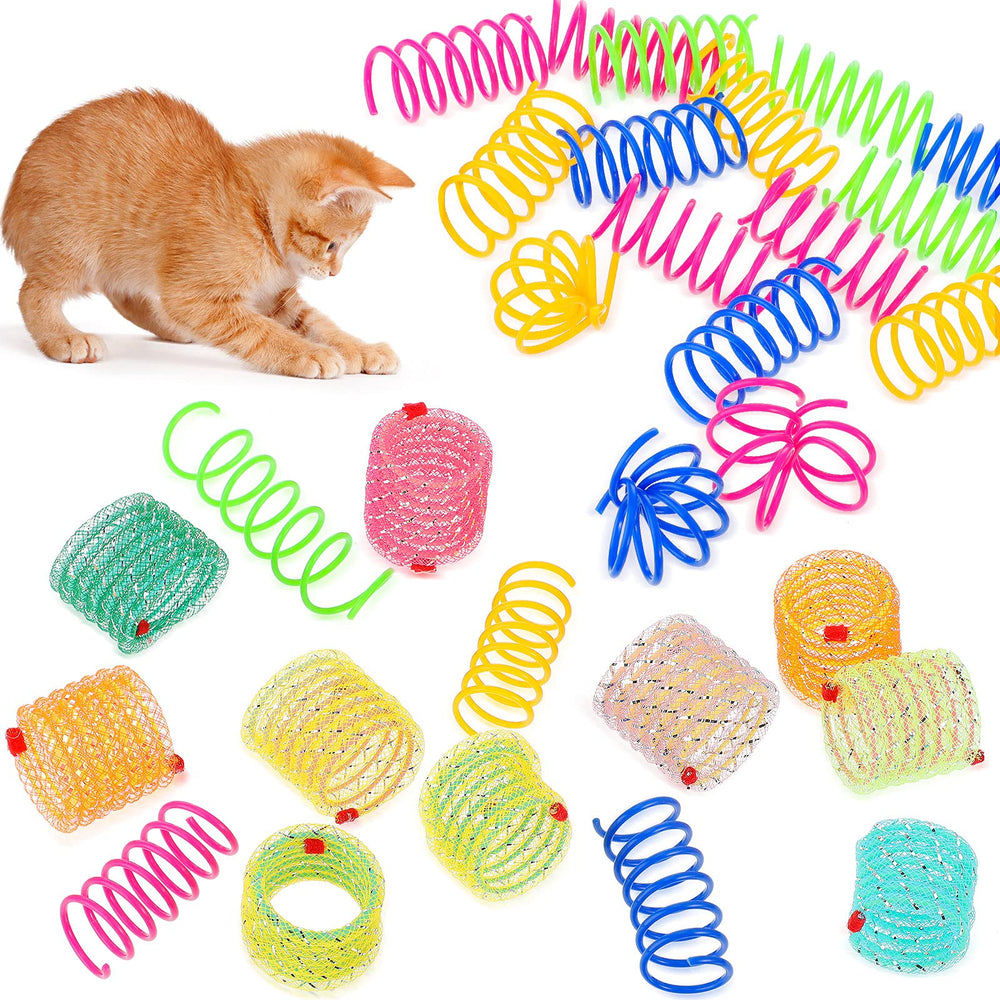 Sumind ressorts pour chat - ensemble coloré stimulant l'exercice