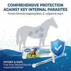 SUMOT Pâte ivermectine cheval saveur pomme – application simple en une dose