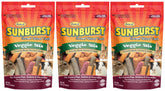 Sunburst Veggie Stix lot-3 coffret croquant idéal pour récompenser votre animal