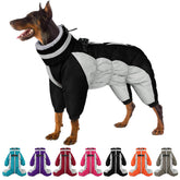 SUNFURA manteau chien corps complet en polaire, chaleur durable.