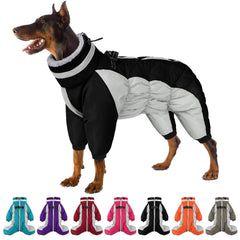 SUNFURA manteau chien corps complet en polaire, chaleur durable.