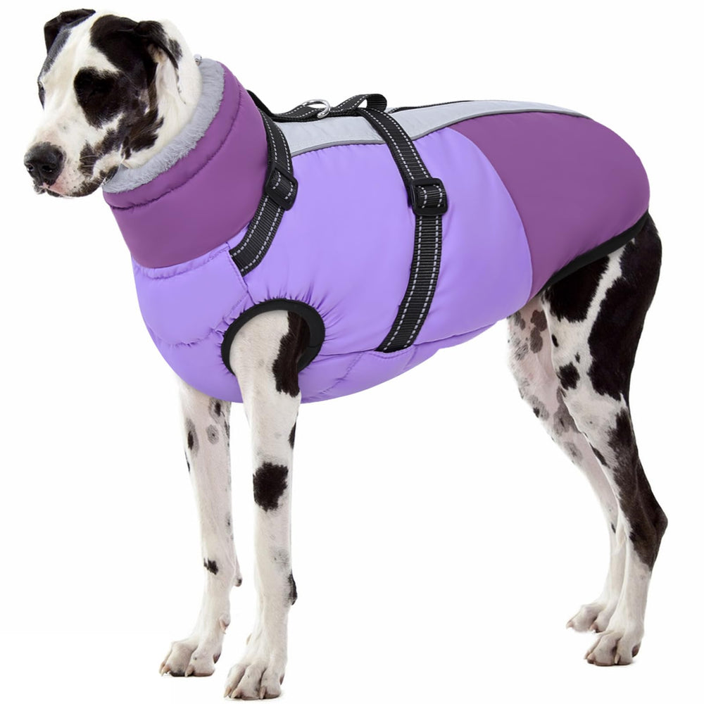 SUNFURA manteau chien harnais integre, sécurité simplifiée lors des promenades quotidiennes.