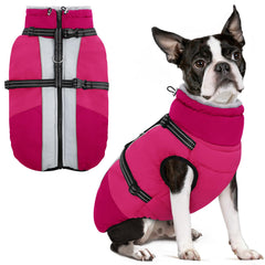 SUNFURA manteau hivernal pour chien avec harnais intégré pour balades sécurisées