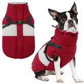 SUNFURA manteau hivernal chien imperméable pour sorties par temps froid et humide.