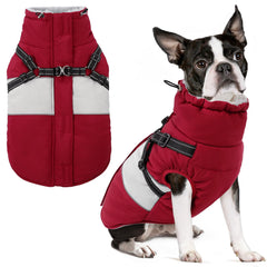 SUNFURA manteau hivernal chien imperméable pour sorties par temps froid et humide.