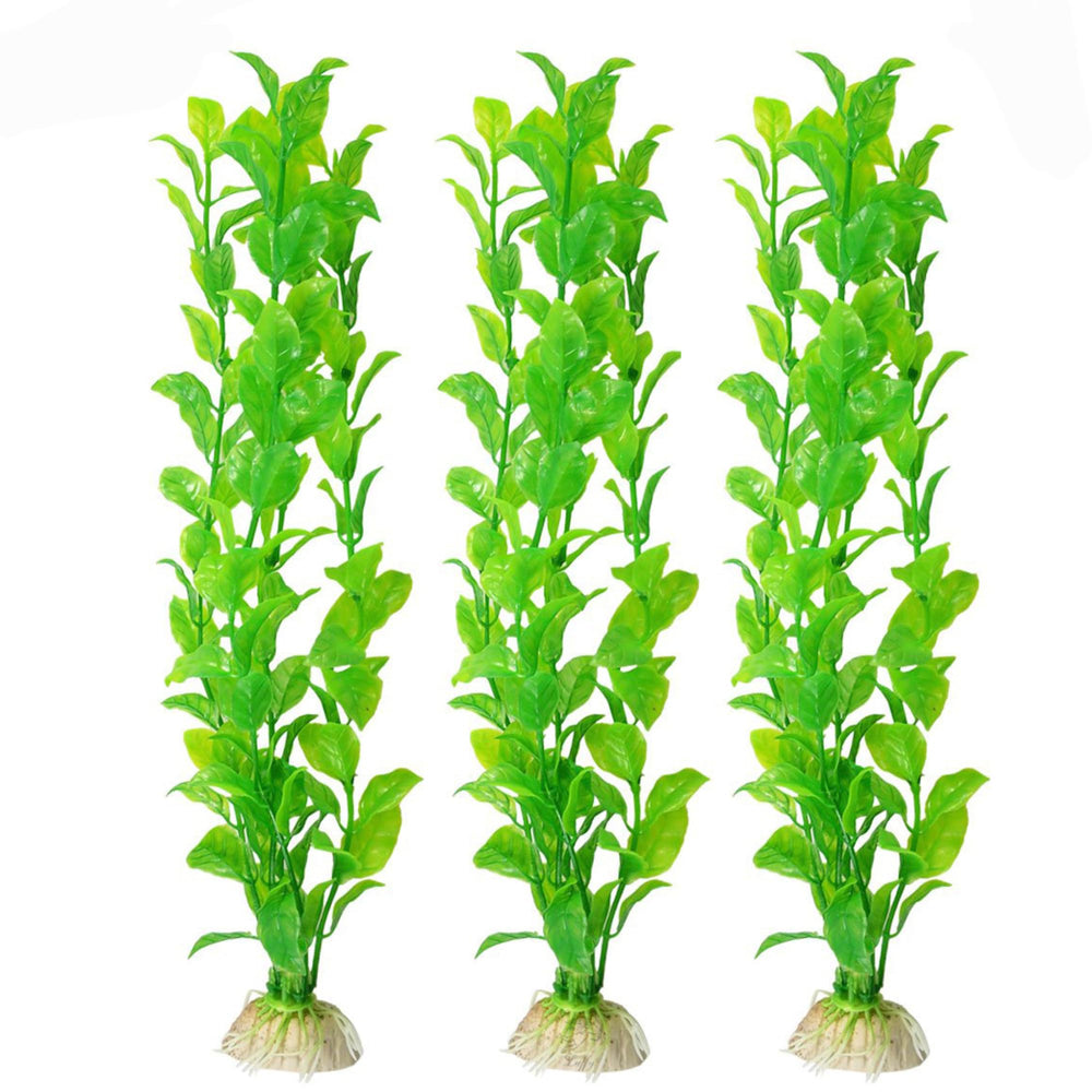 SunGrow plante d aquarium plastique avec feuillage vert éclatant pour décor durable