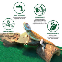 SunGrow Tapis terrarium douceur – confort des pattes des reptiles.