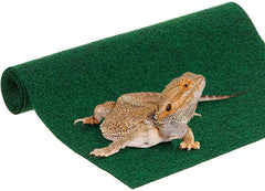 SunGrow Tapis terrarium vert – surface douce pour reptiles.