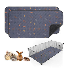 Sunheir tapis lavables pour cochon d'Inde – absorbant et réutilisable pour cage.