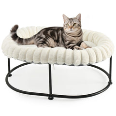 Sunhoo-lit-chat-eleve : lit surélevé offrant confort et propreté pour chats.