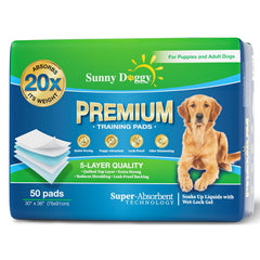 Sunny Doggy pads emballage 30x36, prêt à l'emploi pour l'entraînement.