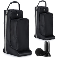 Sunnymove sac bottes équestres noir avec grand compartiment et protection