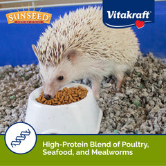 Sunseed Vita Prima hérisson poulet et fruits de mer: mélange protéiné apprécié