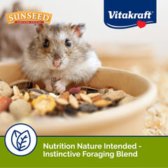 Sunseed Vita Prima legumes-fruits, apporte fruits et legumes pour nutriments équilibrés.